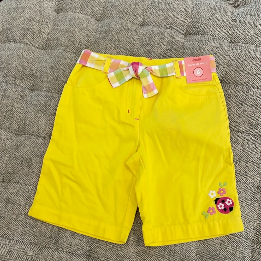 Gymboree lady bug shorts size 6